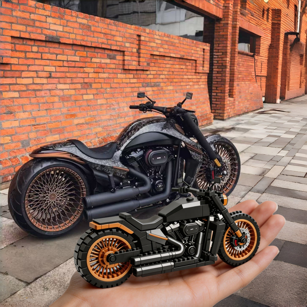 Custom Motorcycle Brick Set - Built From Your Photo